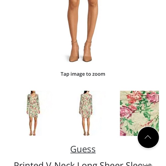 NWOT Paid $118 *JUST PURCHASED* GUESS Dress 🌸 still on website - Picture 4 of 5